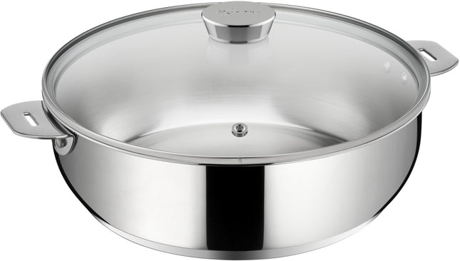 sauteuse-lagostina-salvaspazio-26-cm-couvercle-verre