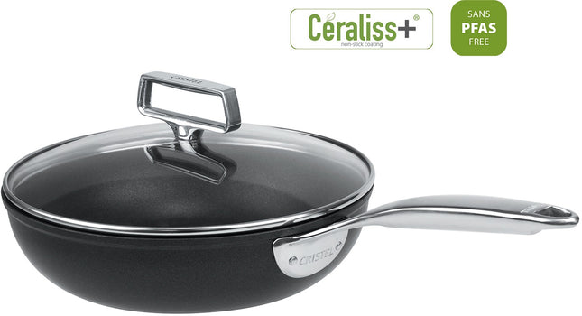 sauteuse-cristel-28-cm-castel-pro-fixe-ultralu-ceraliss