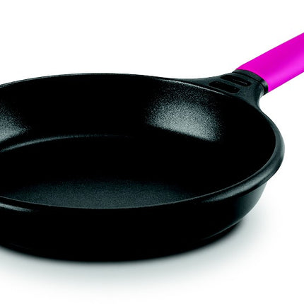 poele-castey-fundix-diam28cm-manche-magenta