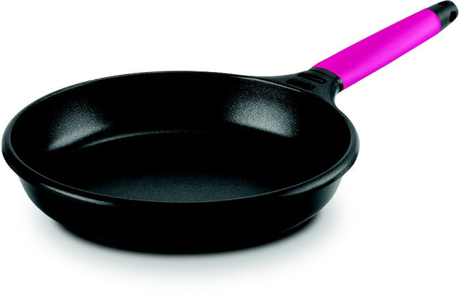 poele-castey-fundix-diam28cm-manche-magenta