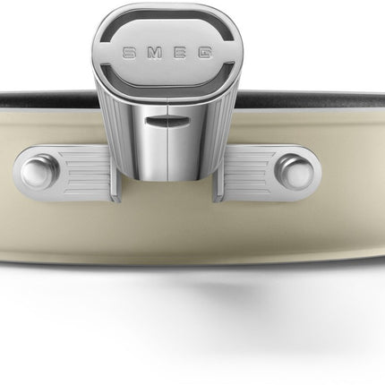 poele-smeg-24cm-ceramique-creme