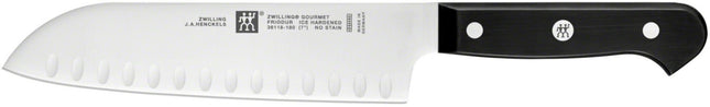 couteau-japonais-zwilling-gourmet-santoku-avec-alveoles-18-cm