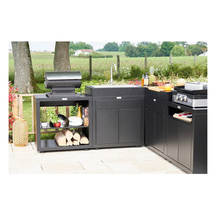 cuisine-exterieure-le-marquier-d-angle-5-elements-avec-credences-noir