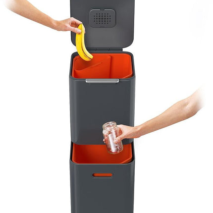 poubelle-de-cuisine-tri-selectif-joseph-joseph-totem-compact-40l-graphite