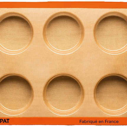 moule-a-tartelette-silpat-6-grands-ronds-by-maison-demarle