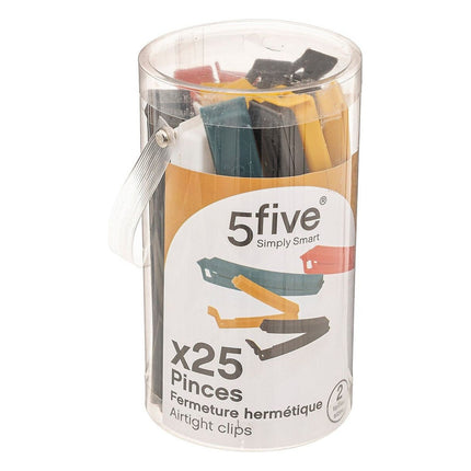 pinces-sachet-alimentaire-5five-set-de-25-pcs-hermetique
