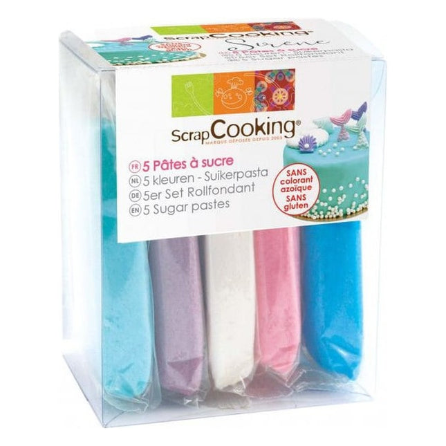 pate-a-sucre-scrapcooking-lot-de-5-sirene-bleu-clair-parme-bl