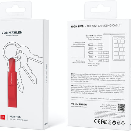 cable-trio-vonmahlen-5-en-1-rouge