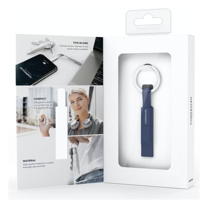 adaptateur-usb-c-lightning-micro-usb-vonmahlen-5-en-1-bleu