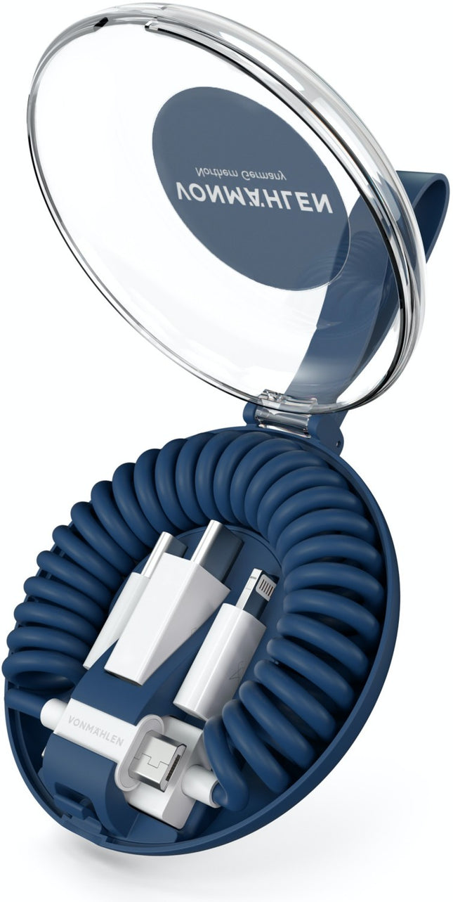 cable-trio-vonmahlen-allroundo-mfi-bleu