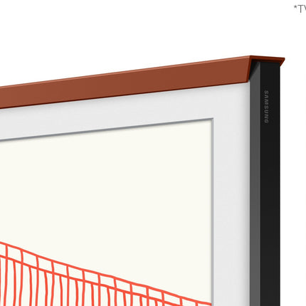 cadre-the-frame-samsung-55-rouge-brique