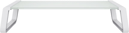 support-ecran-pc-trust-en-verre-monta-blanc