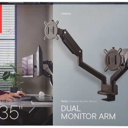 support-ecran-pc-one-for-all-dual-arm-noir-13-35-pouces-orientable-et