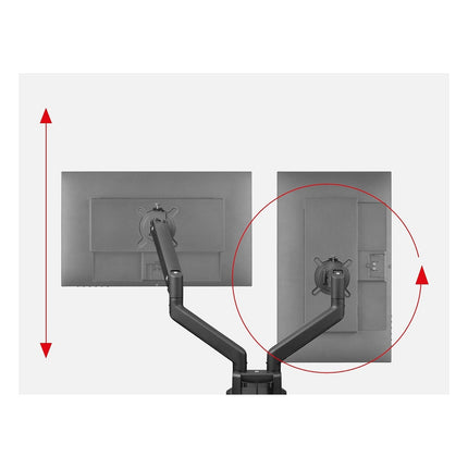 support-ecran-pc-one-for-all-dual-arm-noir-13-35-pouces-orientable-et