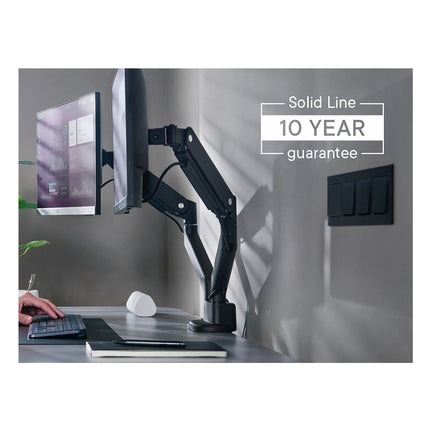 support-ecran-pc-one-for-all-dual-arm-noir-13-35-pouces-orientable-et