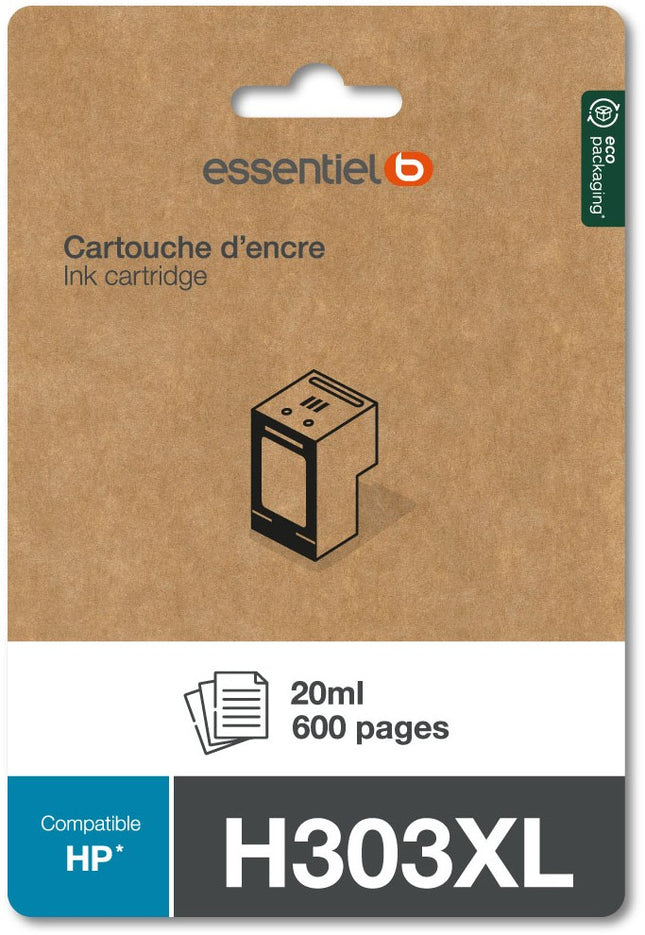 cartouche-dencre-essentielb-compatible-h303-xl-haute-capacite-noire