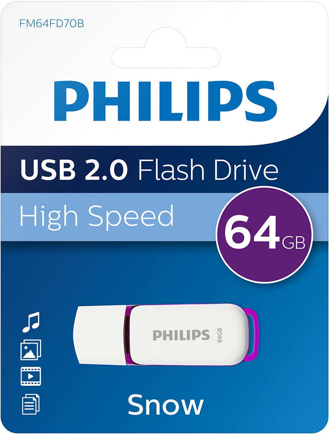cle-usb-philips-snow-2-0-64go