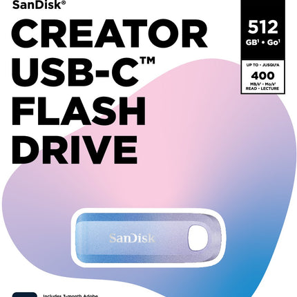 cle-usb-sandisk-512go-type-c-creator