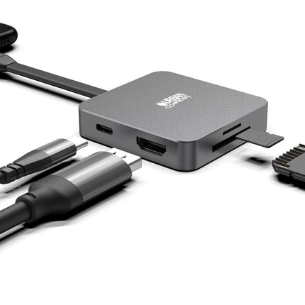 hub-usb-c-urban-factory-usb-c-multiports-5-en-1-100w