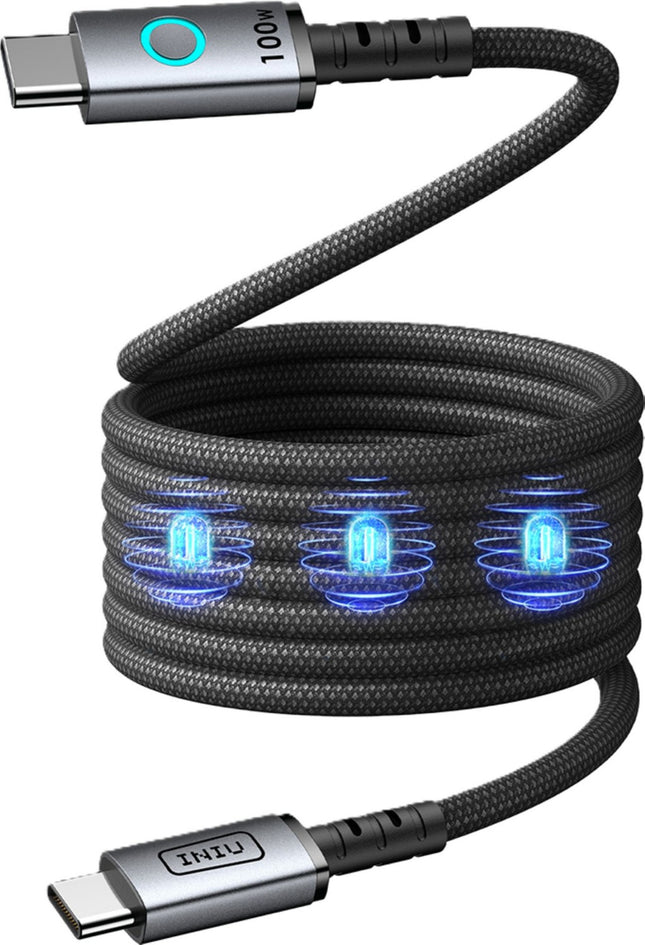 cable-de-charge-iniu-magnetique-leopard-100w