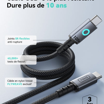 cable-de-charge-iniu-magnetique-leopard-100w