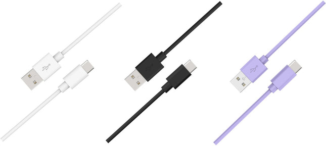 cable-usb-c-essentielb-pack-3-cables-usb-1m-blanc-noir-mauve