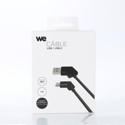 cable-we-usb-a-usb-c-noir-1m