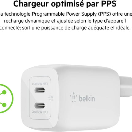 chargeur-belkin-usb-c-x2-65w-gan-pps-cable-usb-c-2m