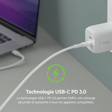 chargeur-belkin-usb-c-x2-65w-gan-pps-cable-usb-c-2m