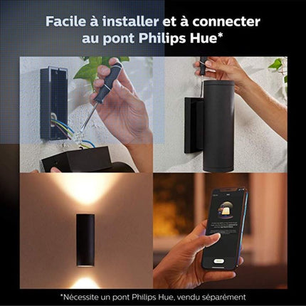 applique-murale-philips-hue-w-c-appear-8w-ronde-noir