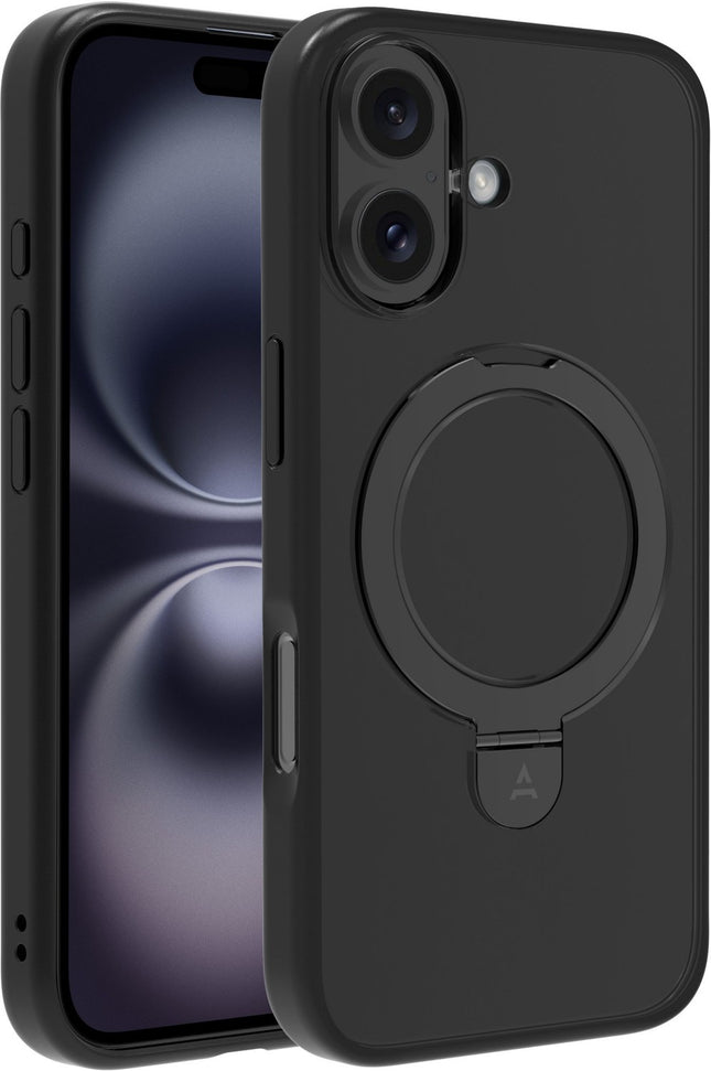 coque-adeqwat-iphone-17-pro-max-magnetique-stand-noir