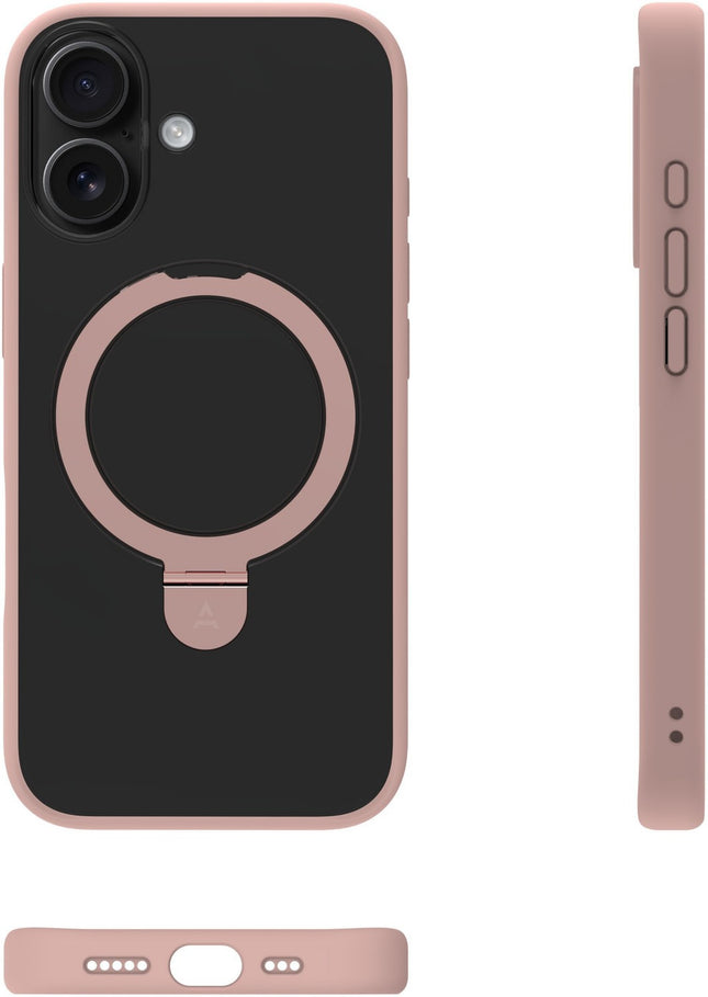 coque-adeqwat-iphone-17-magnetique-stand-rose