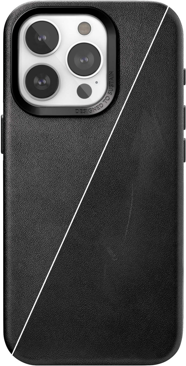 coque-woodcessories-iphone-15-plus-cuir-noir