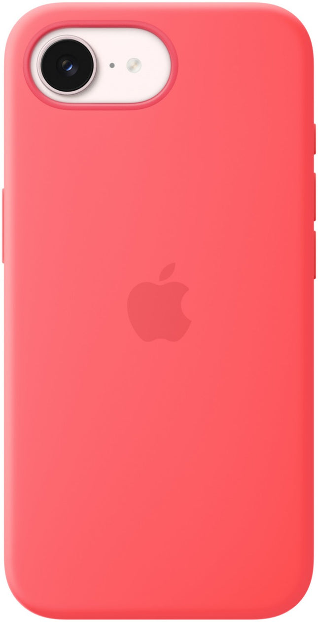 coque-apple-iphone-17e-silicone-magsafe-rose-goyave