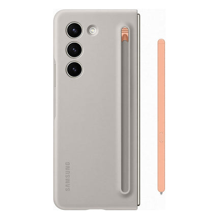 coque-samsung-z-fold-5-s-pen-integre-creme