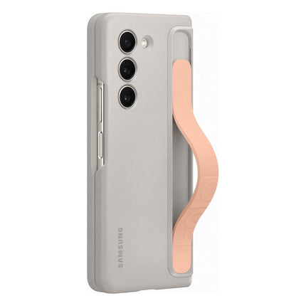 coque-samsung-z-fold-5-avec-laniere-creme