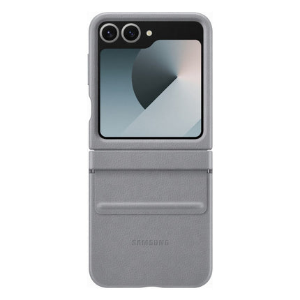 coque-samsung-z-flip6-gris-premium-design