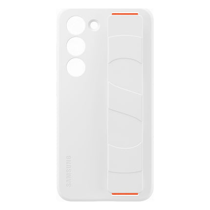 coque-samsung-s23-silicone-avec-laniere-blanc