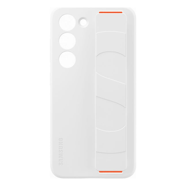 coque-samsung-s23-silicone-avec-laniere-blanc