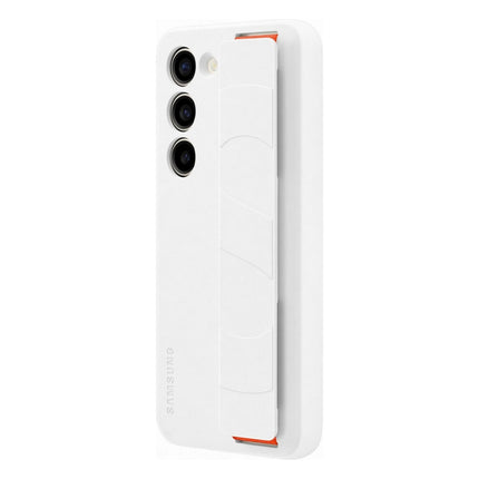 coque-samsung-s23-silicone-avec-laniere-blanc