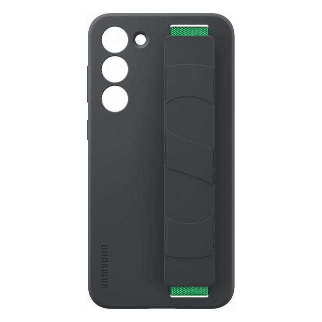 coque-samsung-s23-silicone-avec-laniere-noir
