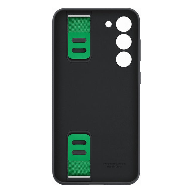 coque-samsung-s23-silicone-avec-laniere-noir