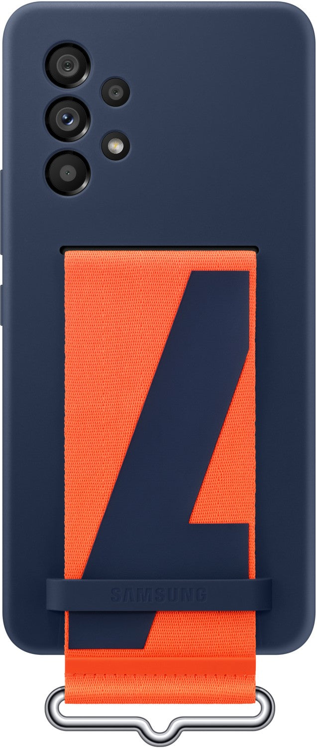 coque-samsung-a53-silicone-avec-laniere-bleu