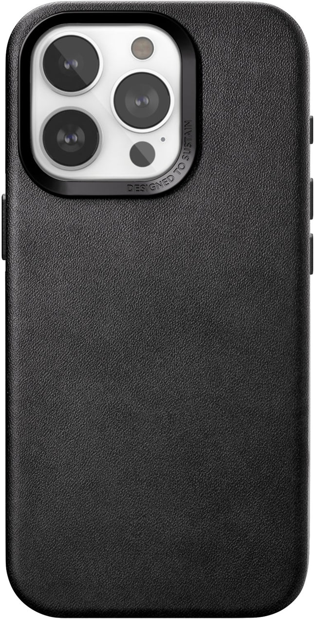 coque-woodcessories-iphone-15-pro-cuir-noir