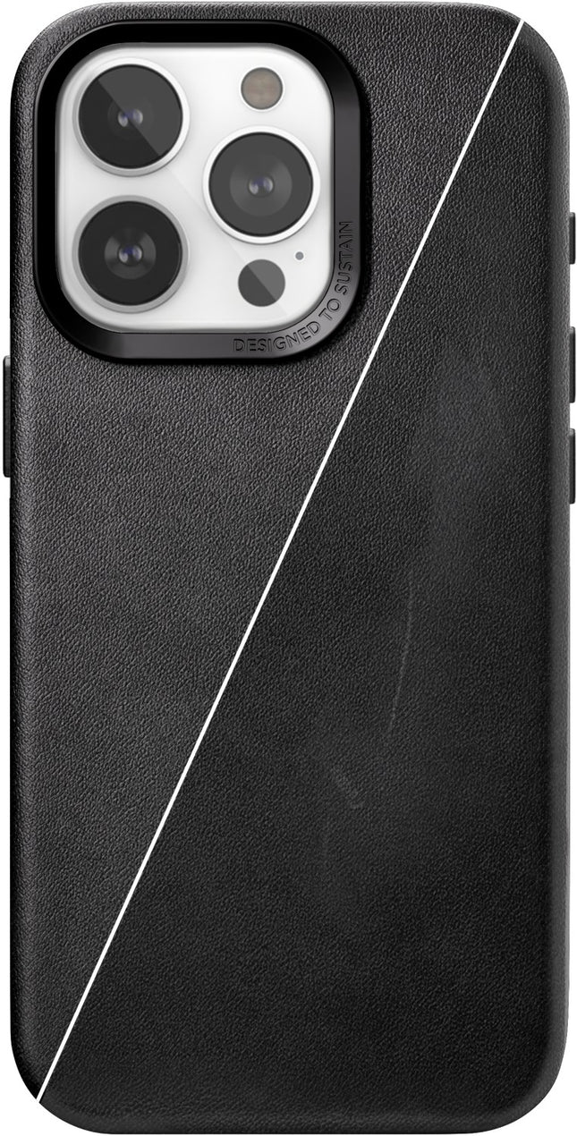 coque-woodcessories-iphone-15-pro-cuir-noir