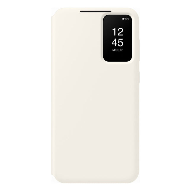 etui-samsung-s23-smart-view-porte-carte-creme