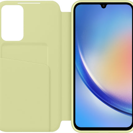 etui-samsung-a34-5g-smart-s-view-vert-clair