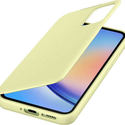 etui-samsung-a34-5g-smart-s-view-vert-clair