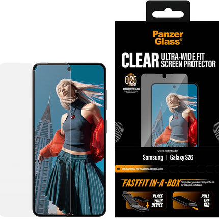 protege-ecran-panzerglass-samsung-galaxy-s26-pose-facile