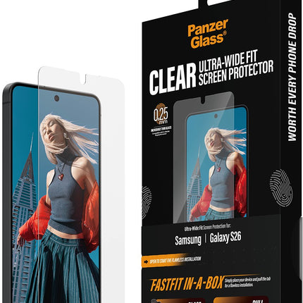 protege-ecran-panzerglass-samsung-galaxy-s26-pose-facile